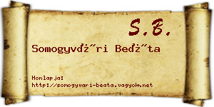 Somogyvári Beáta névjegykártya